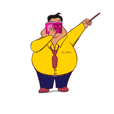 Mr. Paiso, the Fintale mascot